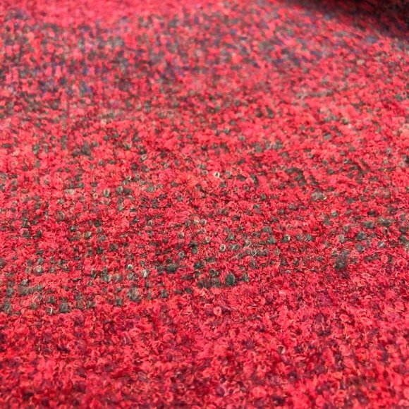 Celtic WoolLen Mills 85% Lambswool Women’s Burgundy & Green Stole Modern Ireland - Picture 7 of 8